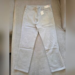 Uniqlo Stretch Slim Ankle Light Gray Jeans